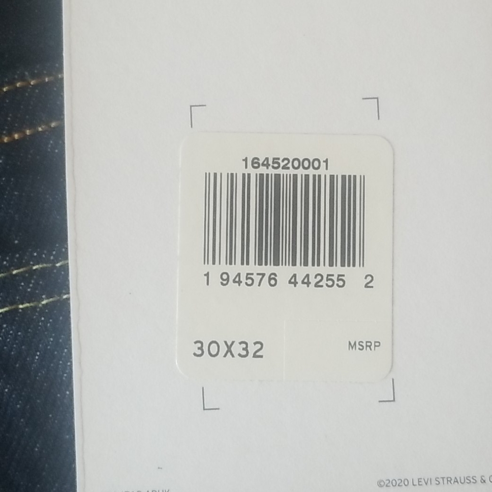 Levi Beams Jeans 501 half&half 29/30 - Picture 4 of 4